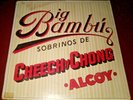 CHEECH & CHONG Big Bambu ODE RECORDS 1972 with giant ROLLING PAPER G+ paper EX