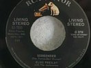 ELVIS PRESLEY Surrender & Lonely Man RCA VICTOR 1961 LIVING STEREO