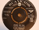 rare Elvis Presley single stuck on you  RCA 1187 - victor