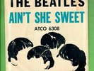 BEATLES AIN'T SHE SWEET 45RPM ATCO 6308 VINYL NEAR MINT W/PICTURE SLEEVE RARE