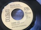 WELDON IRVINE I Love You 1975 US RCA 1ED 7