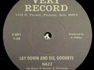 Nazz ?– Lay Down & Die / Wonder Who's 45 UK ALICE COOPER 1967 GARAGE PSYCH