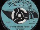 THE OUTCASTS *OUTCASTS *I CAN'T GET THROUGH TO YOU* 1966 US GARAGE ROCK
