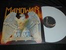 MANOWAR Battle Hymns * RARE WHITE vinyl * BACK on BLACK UK 2010 Mint LP Gatefold