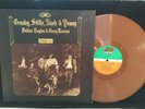 CROSBY STILLS NASH & YOUNG DEJA VU IMPORT BROWN COLORED VINYL LP MADE IN HOLLAND