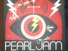 Pearl Jam autographed Lightning Bolt LP
