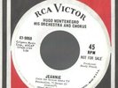 HUGO MONTENEGRO Jeannie (I Dream of Jeannie) 45 RECORD MINT DJ STOCK PROMO RCA
