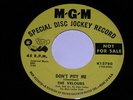 The Velours Don't Pity Me I'm Gonna Change 45 Rpm Record MGM Label Promotional