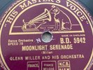 78 Rpm Record Glen Miller Moonlight Serenade/American Patrol (3)