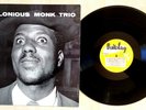 DISQUE VINYLE THELONIOUS MONK TRIO 1958 BARCLAY 84 058