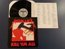 METALLICA Kill Them All LP Vinyl VG/VG+