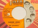 FARO 615 GARAGE ROCK THE PREMIERS FARMER JOHN DUFFYS BLUES 45 VG