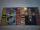 A pair of Guns n roses appetite for destruction vinyl original release 1987