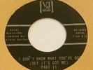 LITTLE RICHARD: I Don't Know What You've Got But It's Got Me / Part 2 45 VG