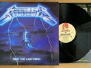 Metallica Ride The Lightning MUSIC FOR NATIONS 1984 1ST PRESSING VINYL LP MFN27