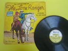 THE LONE RANGER 8 RECORD SET 1950'S  RARE COMPLETE DECCA SET WITH JACKETS