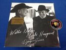 Willie Nelson Merle Haggard LP Django Jimmie Black Silver NEW Piranha Records