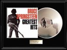 BRUCE SPRINGSTEEN GREATEST HITS ALBUM  WHITE GOLD PLATINUM TONE RECORD VINYL LP