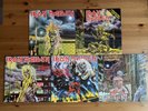 Iron Maiden 80s 5 vinyl LP bundle - Killers, Beast, Sanctuary, Somewhere in Time