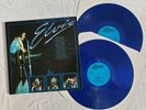 Elvis 2 LP Blue Rhythms EPC 1000 UK 1984 Everest rare limited blue Vinyl edition