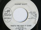 Rodney Scott - That's The Way It Goes / Bitter Tears 45 Mr. Peeke 126 Rockabilly