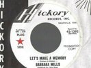 BARBARA MILLS Let's Make a Memory 45 RECORD RARE NORTHERN SOUL EXCELLENT DJ