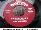 ? LOU JOHNSON 'Unsatisfied' EX Northern Soul 45