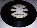 THE AVALONS HEARTS DESIRE / EBBTIDE 45 RECORD PROMO UNART 1958 RARE VINYL VG/VG-