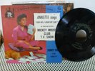 ANNETTE FUNICELLO / JIMMY DODD MICKEY MOUSE CLUB DISNEY W/ SLEEVE 45