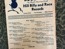 BLUEBIRD 1935 supplement  SACRED HARP,  RACE, CAJUN  78 rpm  8 panel fold-out
