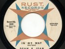 HEAR - Rare Northern Soul 45 - Dean & Jean - In My Way - Rust # 5089