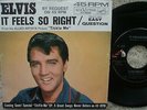 Elvis Presley -  It Feels So Right / Easy Question - Coming Soon PS + USA 45 rpm