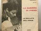 Fabrizio De Andrè La Guerra Di Piero La Ballata Dell’eroe Karim 194 Prima Stampa
