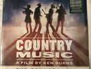 COUNTRY MUSIC THE SOUNDTRACK 2 LPs SIGNED BY KEN BURNS RED, WHITE & BLUE VINYL
