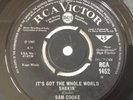 SAM COOKE - IT'S GOT THE WHOLE WORLD SHAKIN / SOMEBODY EASE MY TROUBLED MIND- UK