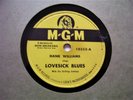 HANK WILLIAMS  Lovesick Blues / Never Again  MGM 1949 Country Honky Tonk 78 EX