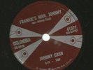 COUNTRY BOPPER 78 -JOHNNY CASH- FRANKIES MAN - HEAR -1959 CANADA COLUMBIA- 41371