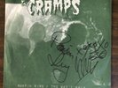 1978 The cramps First Pressing 7” 45rpm Record Signed Lux And Ivy Surfin Bird