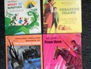 WALT DISNEY Records-Haunted House-Robin Hood-Treasure Island- Mickey & Beanstalk