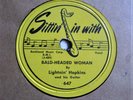 LIGHTNIN' HOPKINS  Bald-Headed Woman / Dirty House  SITTIN' IN WITH Blues 78 E