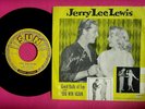 JERRY LEE LEWIS - Great Balls of Fire - clean 45 rpm w/ Picture Sleeve - SUN 281