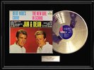 JAN & DEAN DEAD MAN'S CURVE ALBUM FRAMED LP GOLD RECORD NON RIAA THE BEACH BOYS