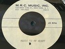 Unknown group - Music to My Heart acetate 45 northern soul HEAR