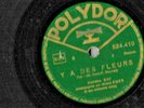 MICHELINE DAY-VINYLE 78tr POLYDOR 524.410-Y A DES FLEURS & TU M'AIMES