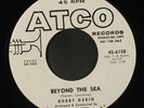 BOBBY DARIN: Beyond The Sea / That's The Way Love Is 45 (dj) Oldies