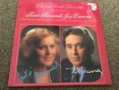 Signed  Katia Ricciarelli Jose Carreras  LP Love Duets 9500 750 Signed