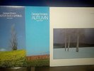 LOT(3)George Winston December,Autumn,& Winter into Spring vinyl LP records VG++