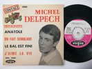 Michel Delpech ?– Anatole ... RARE Son 1er 45T 7' EP 1963 + Languette EX