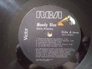 ELVIS PRESLEY RARE BLACK VINYL MOODY BLUE LP&PROMO COVER 1977 EX-NEAR MINT USA