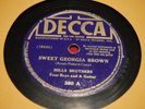 Mills Brothers 78 RPM Decca 380 Sweet Georgia Brown There Goes My Headache 10